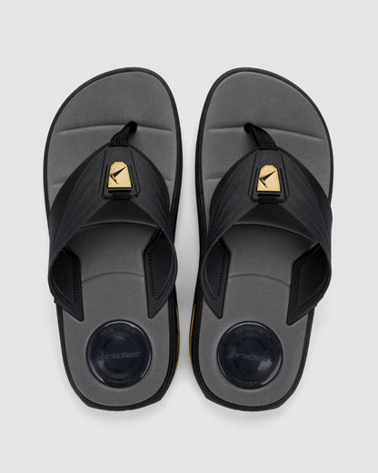 Chinelo de Dedo R Bold 2 Rider Preto e Cinza