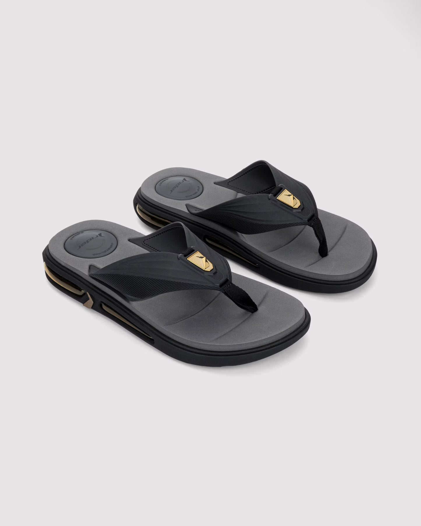 Chinelo de Dedo R Bold 2 Rider Preto e Cinza