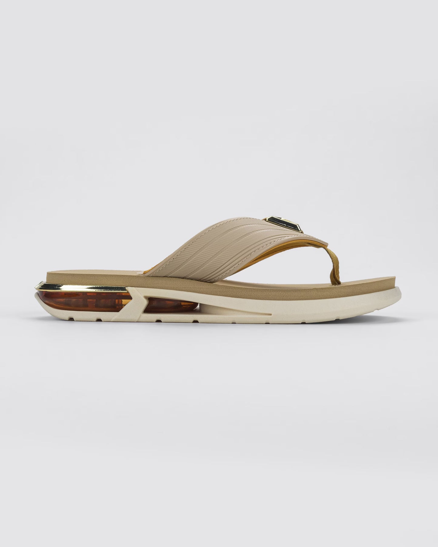 Chinelo de Dedo R Bold 2 Rider Bege e Claro