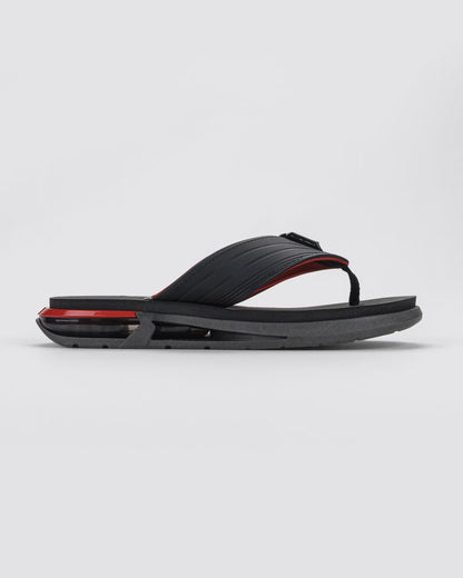 Chinelo de Dedo R Bold Rider Preto e Vermelho