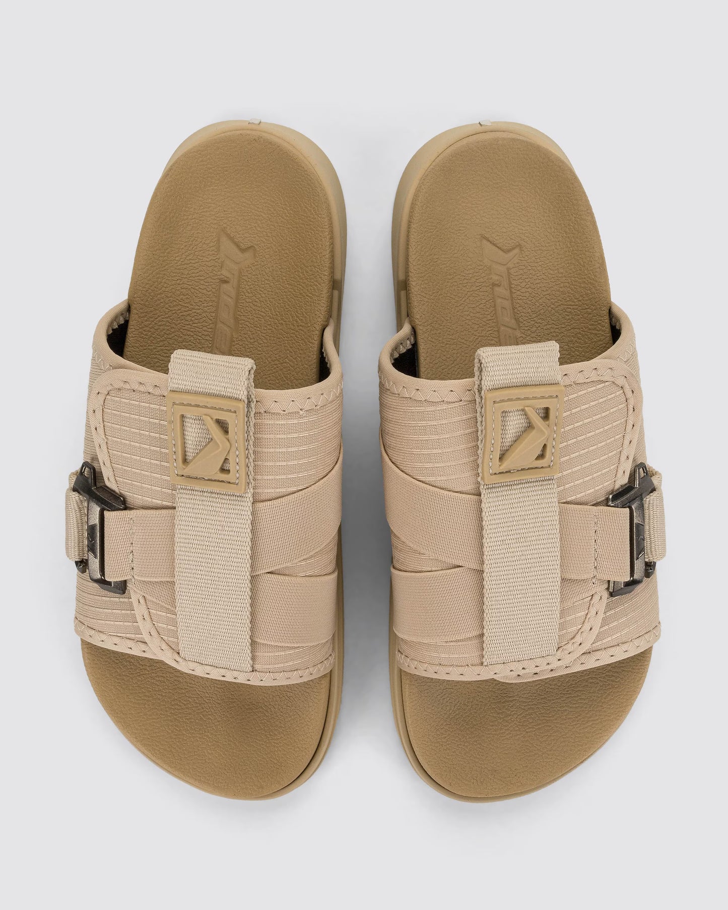 Chinelo Slide R Lock Rider Bege