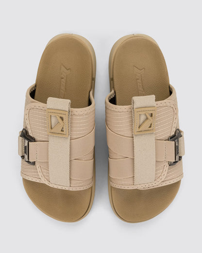 Chinelo Slide R Lock Rider Bege