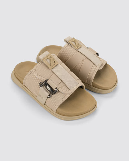 Chinelo Slide R Lock Rider Bege