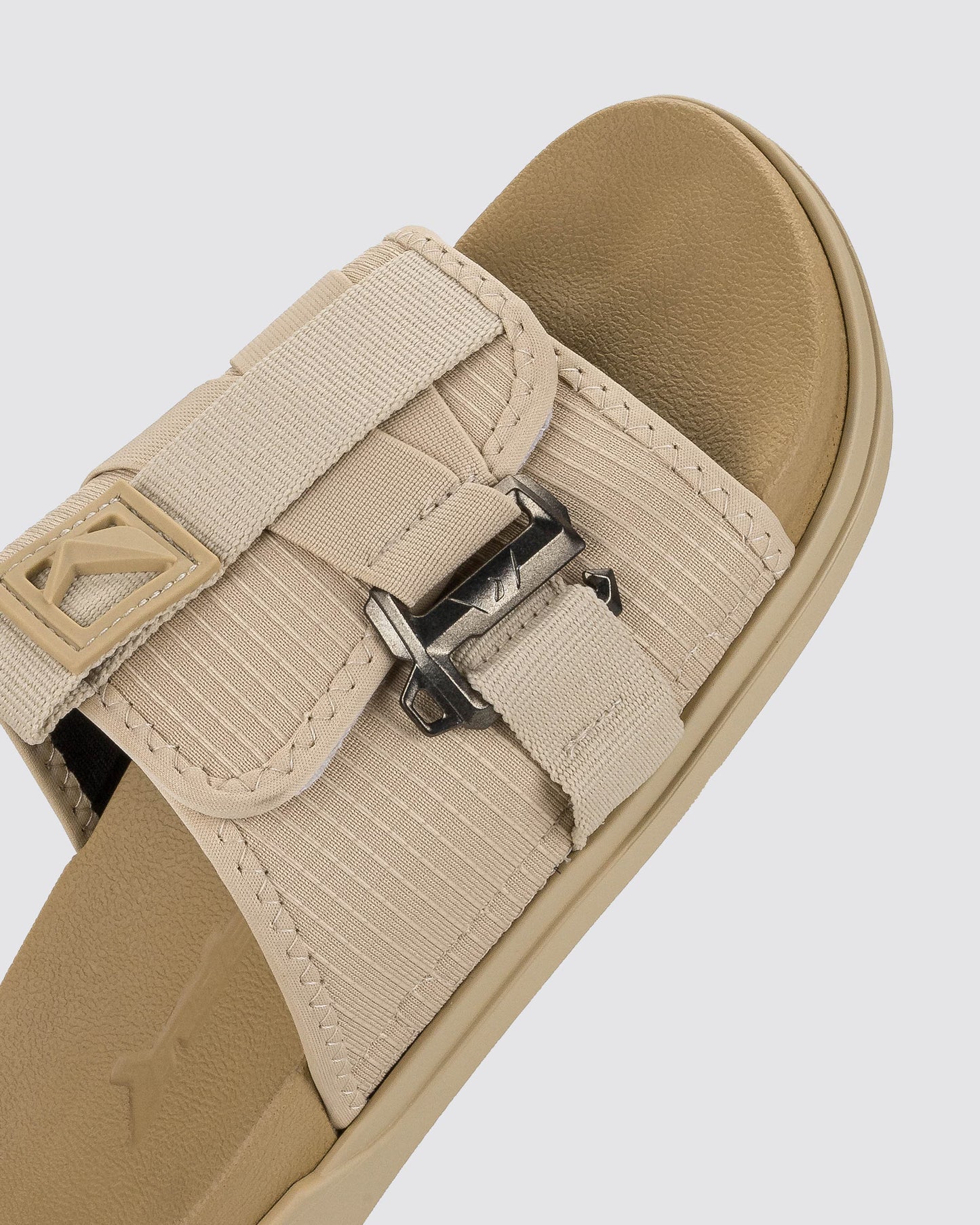 Chinelo Slide R Lock Rider Bege