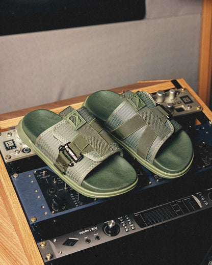 Chinelo Slide R Lock Rider Verde